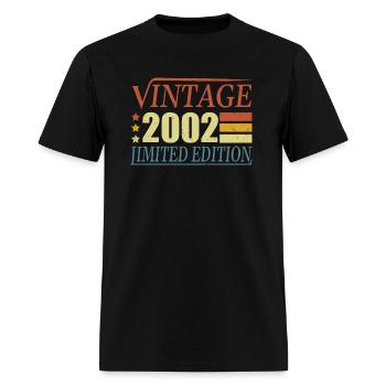 vintage 2002 limited edition - Men's T-Shirt - black - Front - Jose (178cm)
