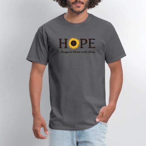 Hope Always in Bloom with Jesus Shirt – Christian - Men's T-Shirt