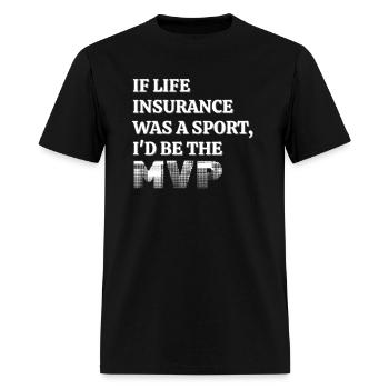 Insurance agent funny - Men's T-Shirt - black - Front - Jose (178cm)