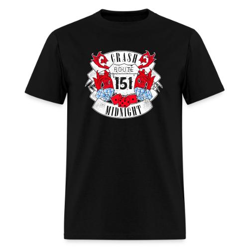CRASH MIDNIGHT ROUTE 151 LOGO - Men's T-Shirt