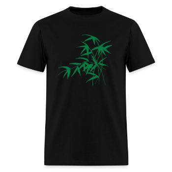 Bamboo Decor - Men's T-Shirt - black - Front - Jose (178cm)