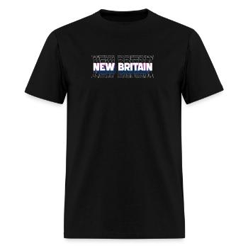new britain - Men's T-Shirt - black - Front - Jose (178cm)