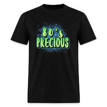 80 precious - Men's T-Shirt - black - Front - Jose (178cm)