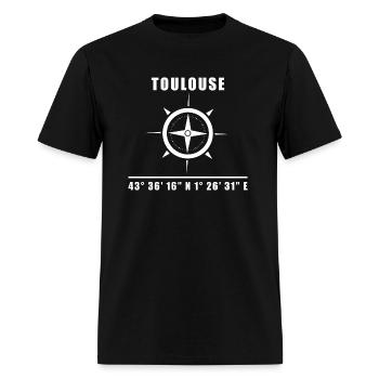 Toulouse W Coordinate's design - Men's T-Shirt - black - Front - Jose (178cm)