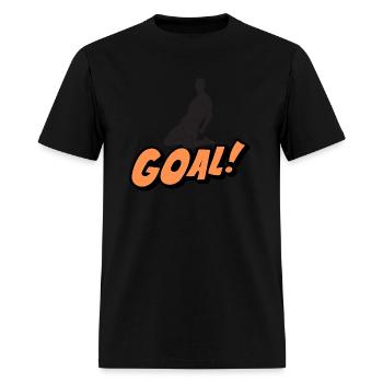 goal - Men's T-Shirt - black - Front - Jose (178cm)
