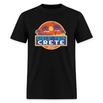 Crete Trip 2023 Greek Islands Greece Heraklion - Men's T-Shirt - black - Front - Jose (178cm)