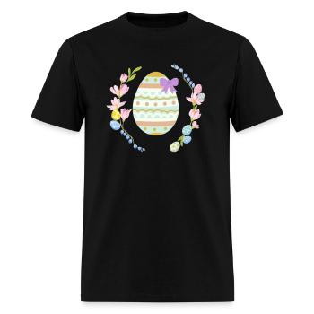 Pastel Easter Egg - Men's T-Shirt - black - Front - Jose (178cm)