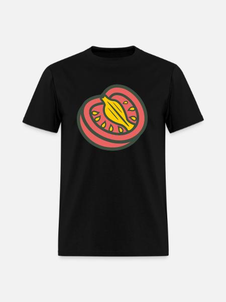 Tomato Sliced - Men's T-Shirt - black