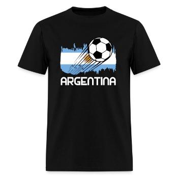 Argentina Soccer - Men's T-Shirt - black - Front - Jose (178cm)