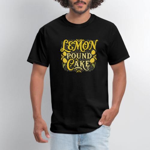 Lemon Pound Cake Vintage Flourish - Men's T-Shirt