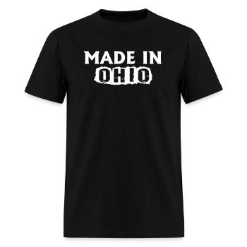made in ohio, state pride, Ohio, born in - Men's T-Shirt - black - Front - Jose (178cm)