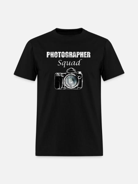 Funny Retro Photographer Squad Crew Camera Gift - Men's T-Shirt - black