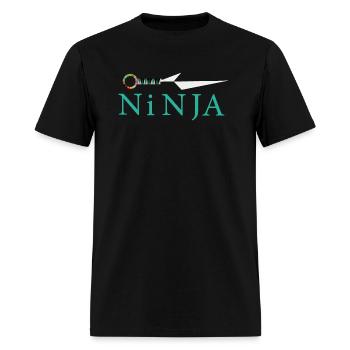 ninja - Men's T-Shirt - black - Front - Jose (178cm)