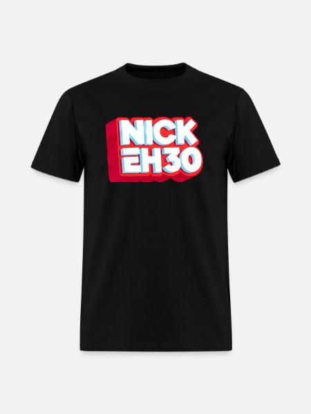 nick eh 30 - Men's T-Shirt - black