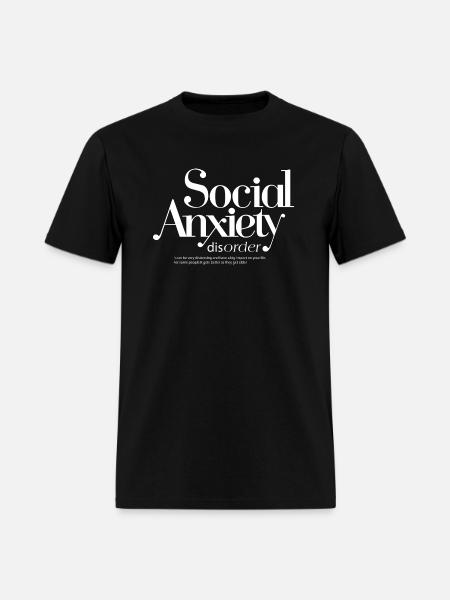 Social Anxiety - Men's T-Shirt - black