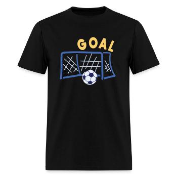 Soccer Goal Fine Art Prints - Men's T-Shirt - black - Front - Jose (178cm)