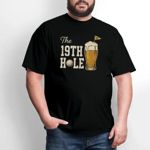 Golf Lover T-Shirt: The 19th Hole Beer Design - Men's T-Shirt