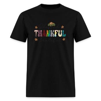 Bienheureux Reconnaissant - T-shirt Homme - noir - Devant - Jose (178cm)