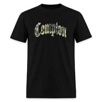 Compton (Camo) - Men's T-Shirt - black - Front - Jose (178cm)