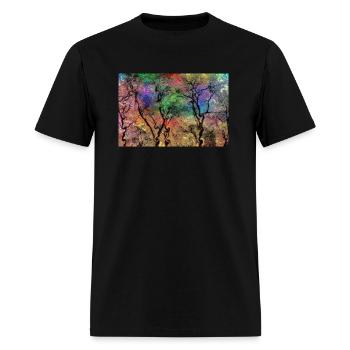 trees - Men's T-Shirt - black - Front - Jose (178cm)