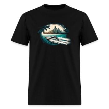 Speedboat Miami - Men's T-Shirt - black - Front - Jose (178cm)