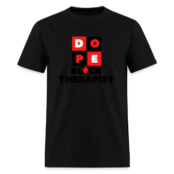 DOPE THERAPIST - 1911 - Men's T-Shirt - black - Front - Jose (178cm)