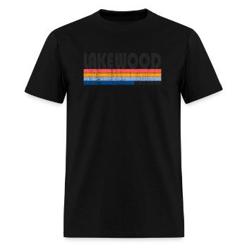 Montrez la fierté de votre ville natale de Lakewood Ca avec ce ret - T-shirt Homme - noir - Devant - Jose (178cm)