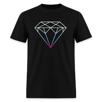 Diamond - Men's T-Shirt - black - Front - Jose (178cm)