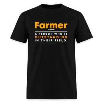 Farmer Definition Farm Farmer - Men's T-Shirt - black - Front - Jose (178cm)