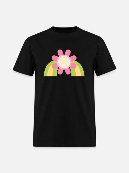 Flowers Cute Design - Men's T-Shirt - black