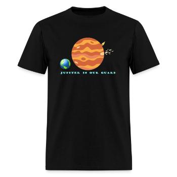 Jupiter is our guard - Men's T-Shirt - black - Front - Jose (178cm)