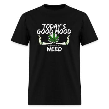 todays good mood weed - Men's T-Shirt - black - Front - Jose (178cm)