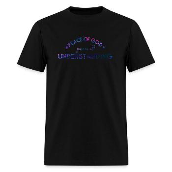 peace of God passes all understanding - Men's T-Shirt - black - Front - Jose (178cm)