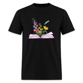 book - Men's T-Shirt - black - Front - Jose (178cm)
