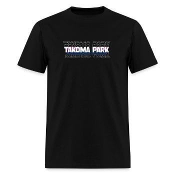 takoma park - Men's T-Shirt - black - Front - Jose (178cm)