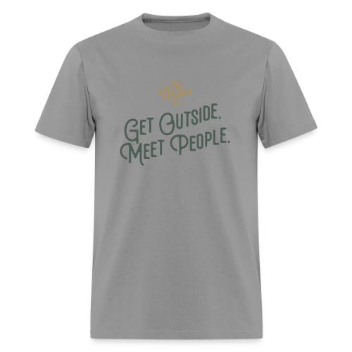 Get Out. Meet People. Simplified - Men's T-Shirt