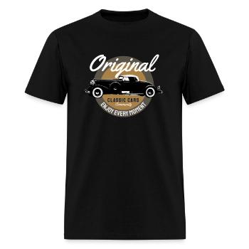 Classic car community features a sleek and vintage - Men's T-Shirt - black - Front - Jose (178cm)
