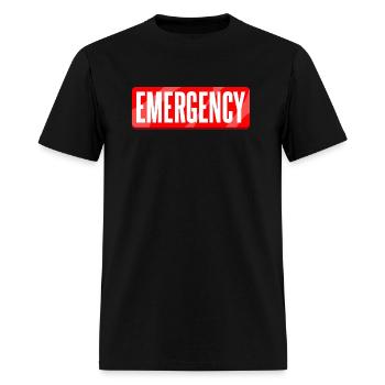 Emergency - Men's T-Shirt - black - Front - Jose (178cm)