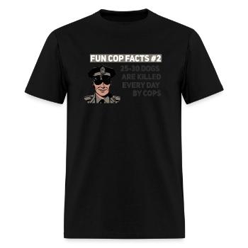 anti police - Men's T-Shirt - black - Front - Jose (178cm)