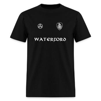 Waterford Ireland County Gaelic Football And - Men's T-Shirt - black - Front - Jose (178cm)