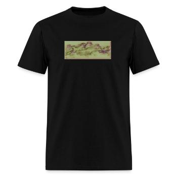Beautiful Birds Art Design - Men's T-Shirt - black - Front - Jose (178cm)