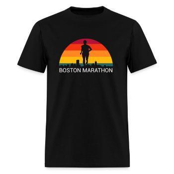 Boston 262 Miles 2021 Marathon Running Friend Run - Men's T-Shirt - black - Front - Jose (178cm)