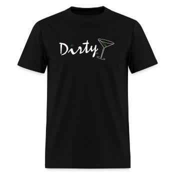 Dirty Martini Martini Happy Hour - Men's T-Shirt - black - Front - Jose (178cm)