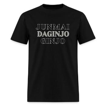 Sake Styles - Men's T-Shirt - black - Front - Jose (178cm)