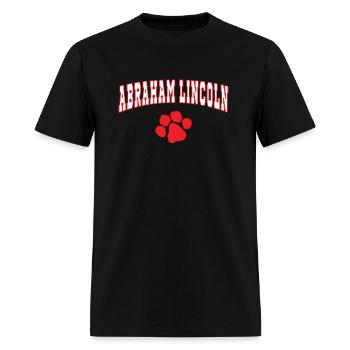 Abraham Lincoln High School Lynx - Men's T-Shirt - black - Front - Jose (178cm)