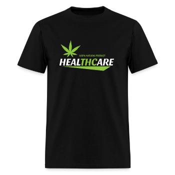 Grass - thc healthcare cannabis medical marijuan - Men's T-Shirt - black - Front - Jose (178cm)