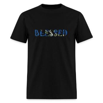 Blessed Person Life Collection Mindset - Men's T-Shirt - black - Front - Jose (178cm)