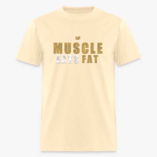 Muscle Eats Fat Tank Top (Saints Gold) - Men's T-Shirt