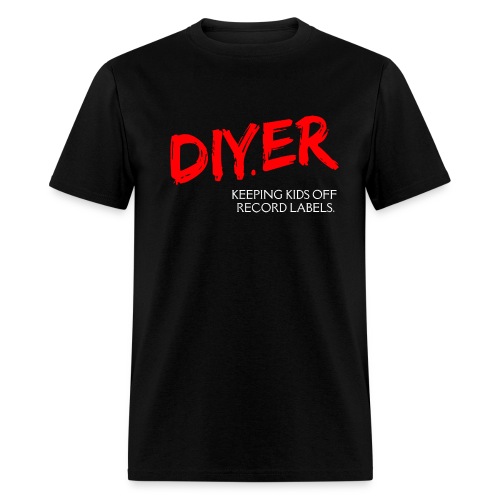 DIYER D.A.R.E Black Tee - Men's T-Shirt