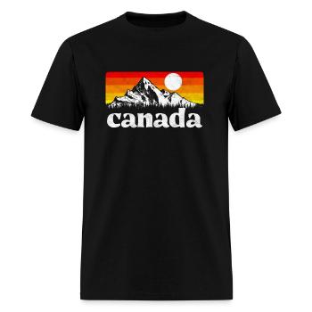 Canada Distressed - Men's T-Shirt - black - Front - Jose (178cm)